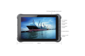 KEYNUX Tablette KX-10Q Tablette tactile 10 pouces durcie antichoc, militarisée IP65, incassable, étanche, très grande autonomie - KX-10Q