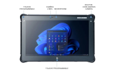 KEYNUX Tablette Durabook R11 AV Tablette tactile étanche eau et poussière IP66 - Incassable - MIL-STD 810H - MIL-STD-461G - Durabook R11