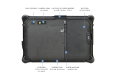 KEYNUX Serveur Rack Tablette tactile étanche eau et poussière IP66 - Incassable - MIL-STD 810H - MIL-STD-461G - Durabook R8