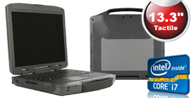 Ordinateurs Portables ultra durcis militarisés IP6x IP65